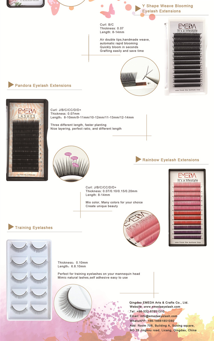 Wholesale Lashes tray Volume Eyelashes Extensions Supplies Private labelXX
